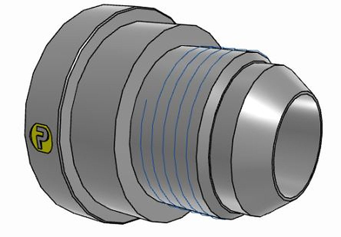 Parker 20-12TRTXS Hydraulic Fitting Male, 37 °, Steel, 1.63 in Hose ID