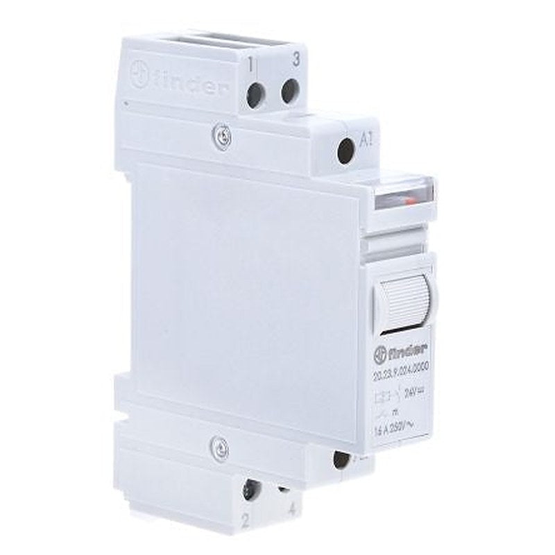 Finder DIN Rail Modular Step Relay, 24V dc Coil, 16A