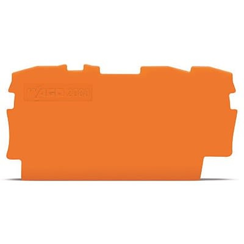 WAGO TOPJOB S Series End & Intermediate Plate for Use with DIN Rail Terminal Block