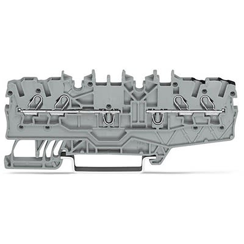 WAGO TOPJOB S Series DIN Rail Terminal Block Grey, 1mm², 1-Level, Cage Clamp, ATEX, EAC Ex, IECEx