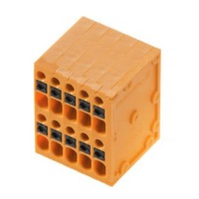Weidmüller LS Series PCB Terminal Block, 10-Contact, 3.5 mm Pitch, Through Hole, 2 Row