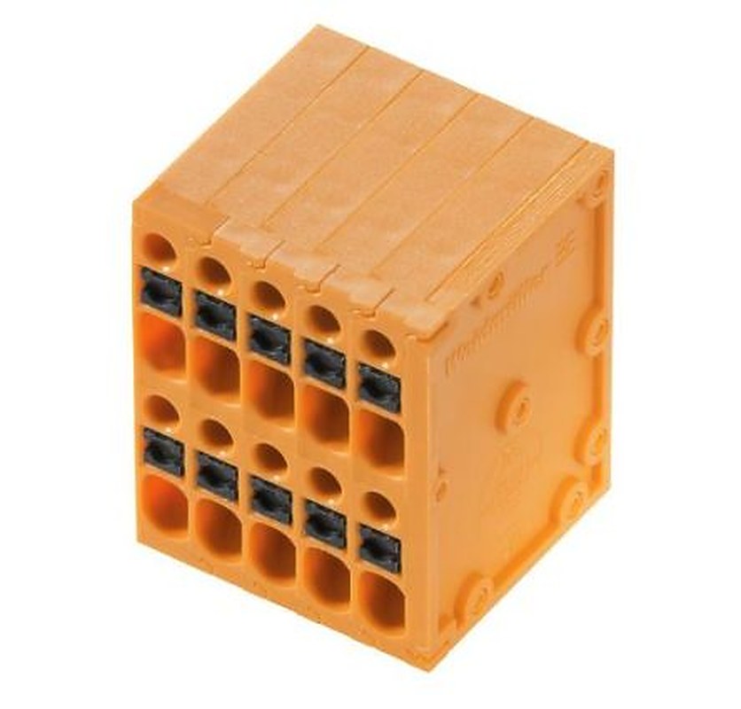 Weidmüller LS Series PCB Terminal Block, 14-Contact, 3.5 mm Pitch, Through Hole, 2 Row