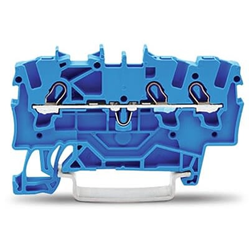 WAGO TOPJOB S Series DIN Rail Terminal Block Blue, 1.5mm², 1-Level, Cage Clamp, ATEX, EAC Ex, IECEx