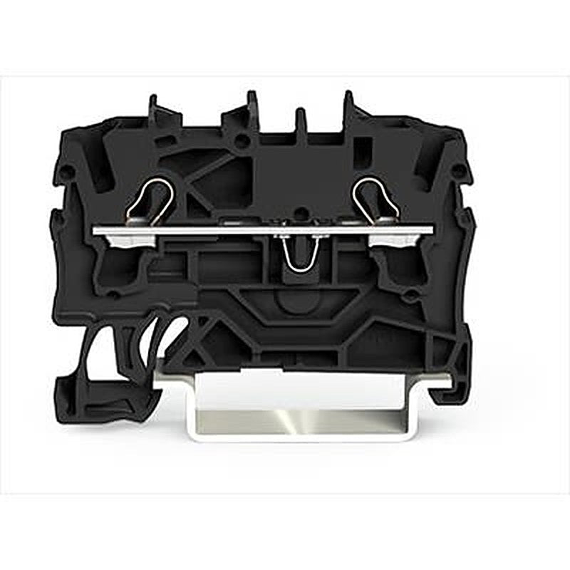 WAGO TOPJOB S Series DIN Rail Terminal Block Black, 2.5mm², 1-Level, Cage Clamp, EAC Ex, IECEx, ATEX