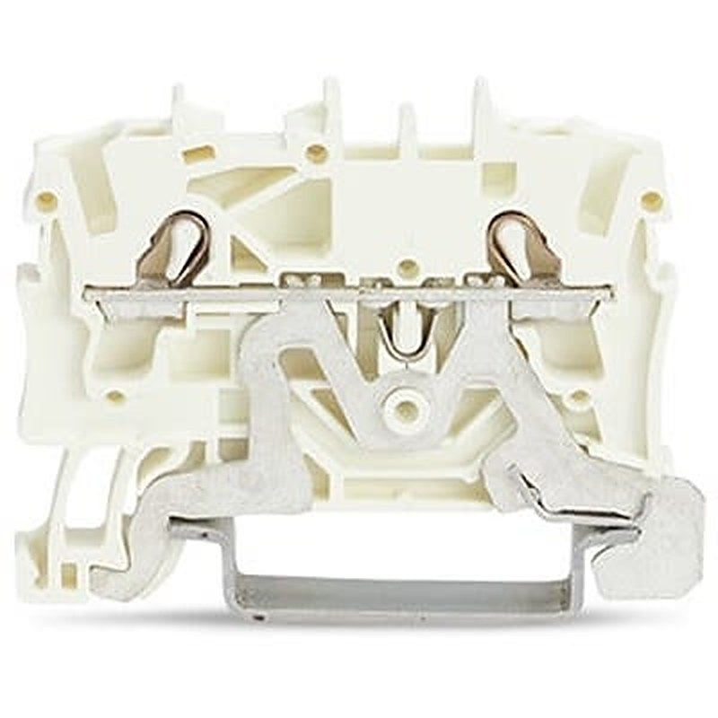 WAGO TOPJOB S Series DIN Rail Terminal Block White, 2.5mm², 1-Level, Cage Clamp, ATEX, EAC Ex, IECEx