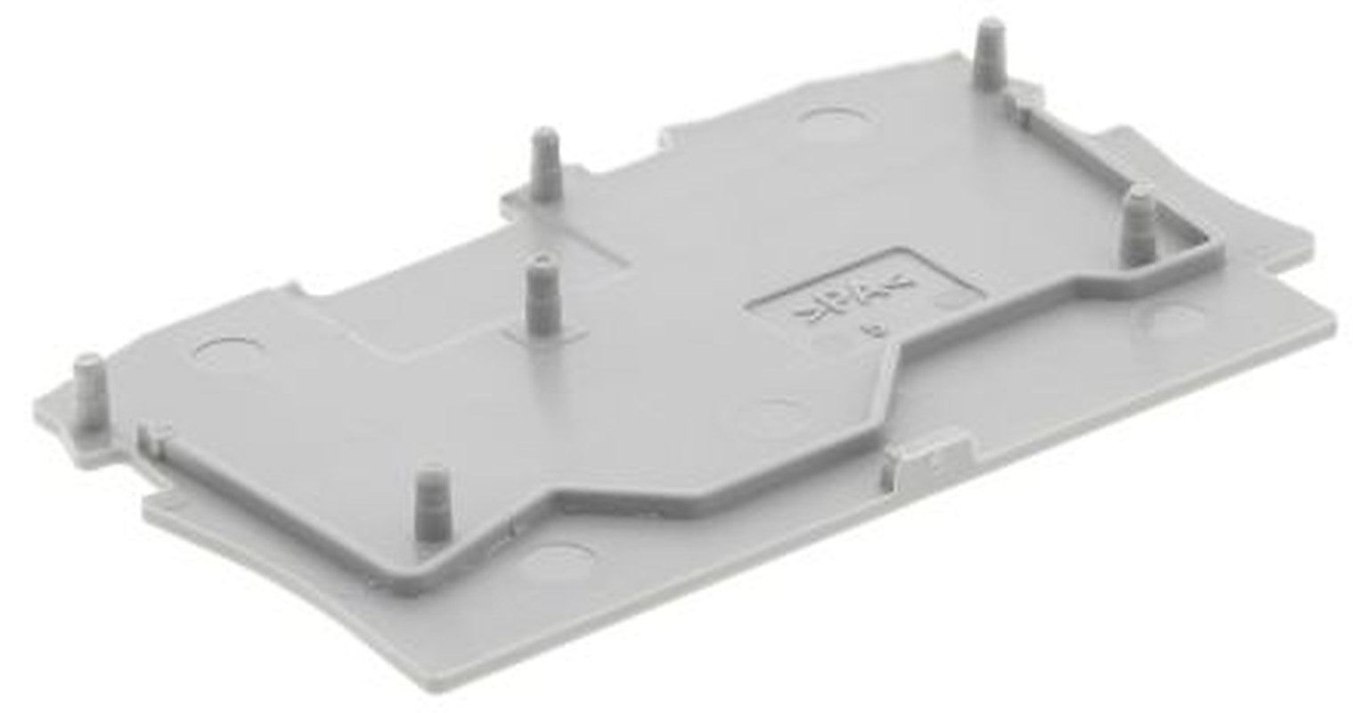 WAGO End & Intermediate Plate for Use with 2002 Series Terminal Blocks