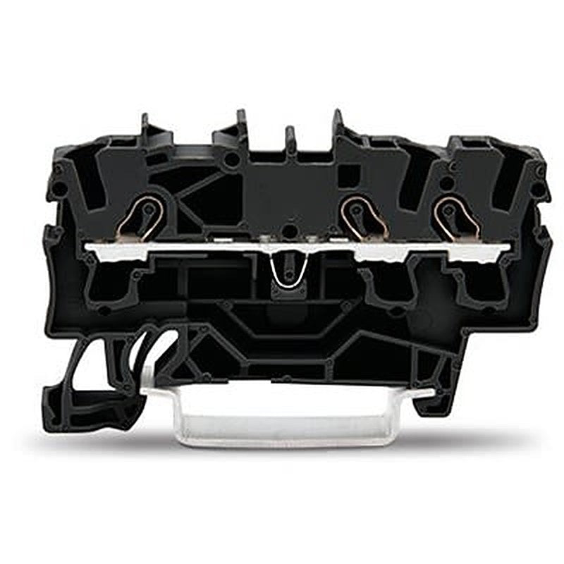 WAGO TOPJOB S Series DIN Rail Terminal Block Black, 2.5mm², 1-Level, Cage Clamp, ATEX, EAC Ex, IECEx