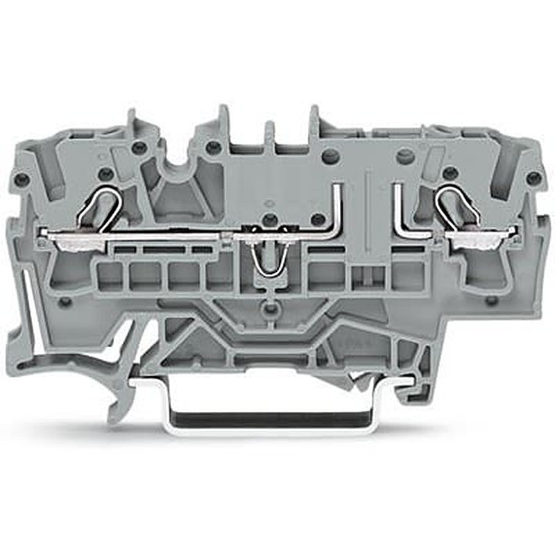 WAGO TOPJOB S Series DIN Rail Terminal Block Grey, 2.5mm², 1-Level, Cage Clamp, ATEX, EAC Ex, IECEx