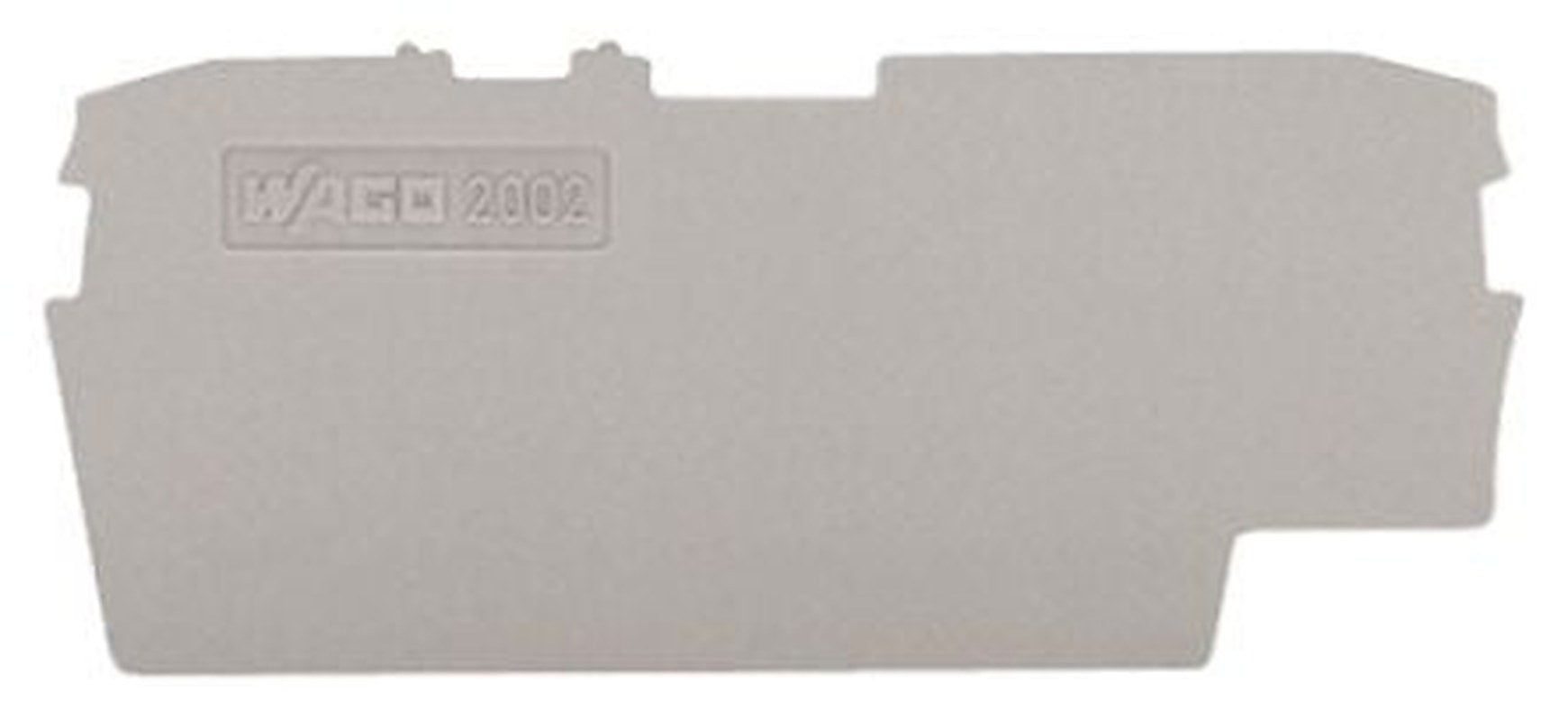 WAGO End & Intermediate Plate for Use with 2002 Series Terminal Blocks