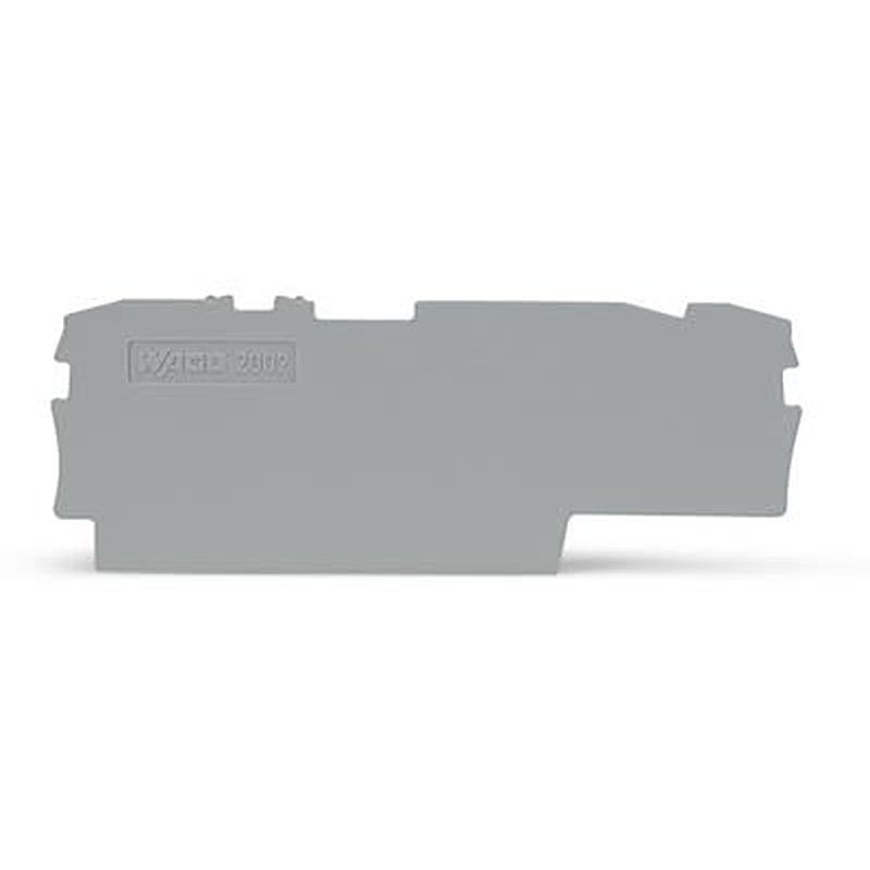 WAGO TOPJOB S Series End & Intermediate Plate for Use with DIN Rail Terminal Block, IECEx/ATEX