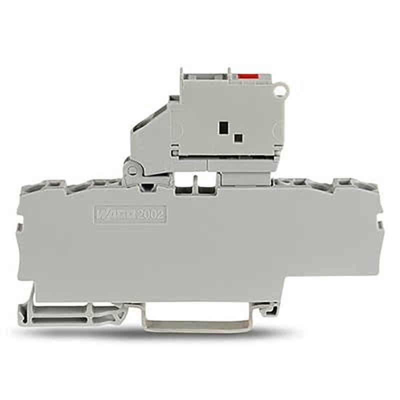 WAGO TOPJOB S Series Fuse Terminal Block Grey, 2.5mm², 1-Level Fused, Push-in, IECEx/ATEX/CSA