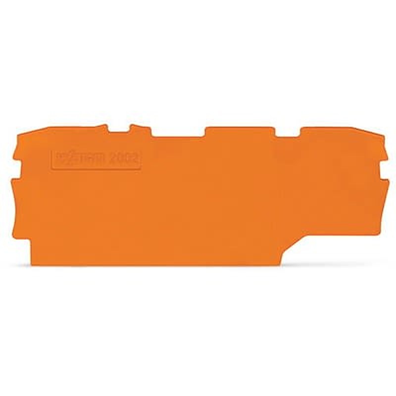 WAGO TOPJOB S Series End & Intermediate Plate for Use with DIN Rail Terminal Block, IECEx/ATEX