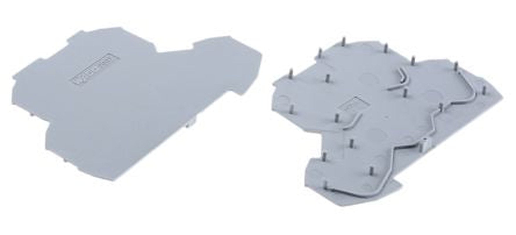 WAGO End & Intermediate Plate for Use with 2000 Series Double Level Terminal Blocks, IECEx