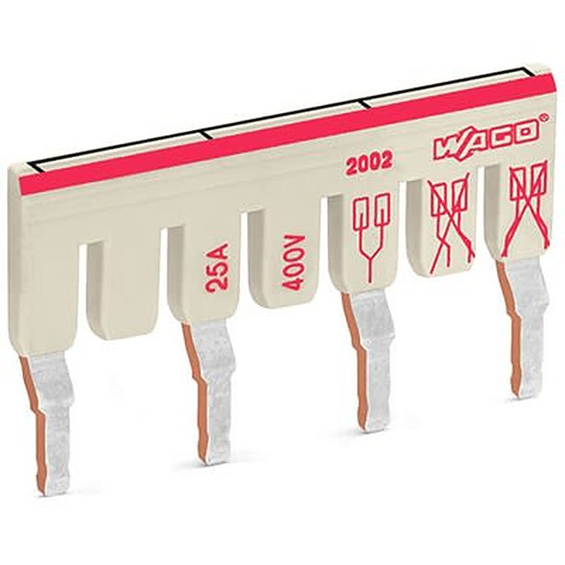 WAGO TOPJOB S Series Staggered Jumper for Use with DIN Rail Terminal Block