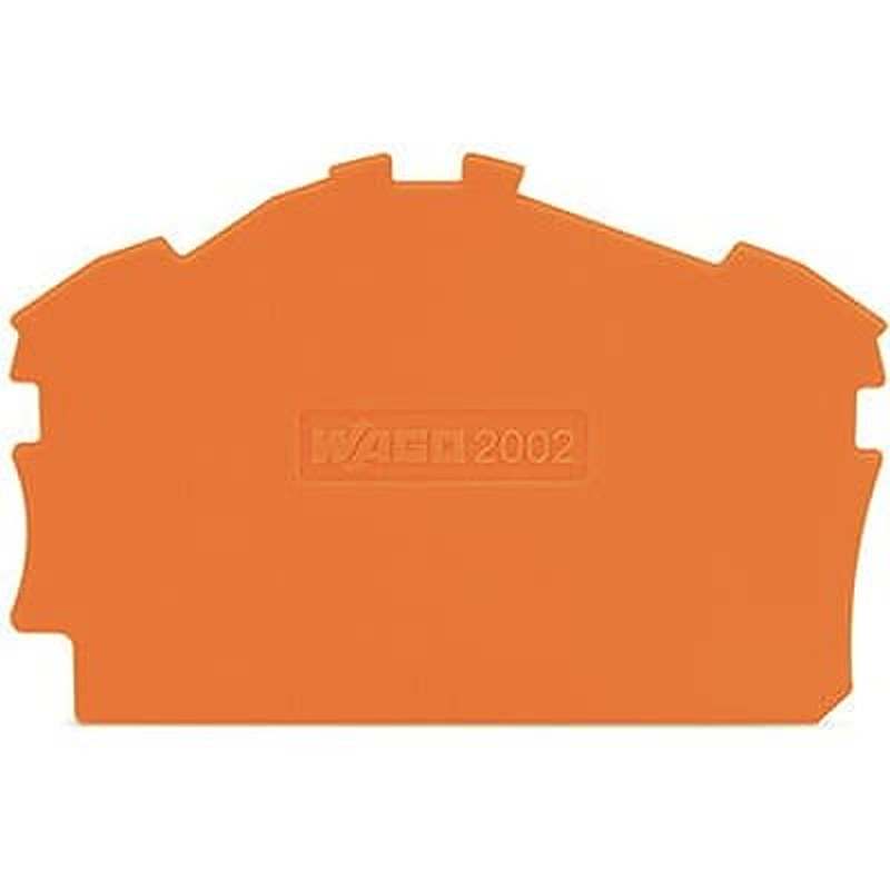 WAGO TOPJOB S Series End & Intermediate Plate for Use with DIN Rail Terminal Block