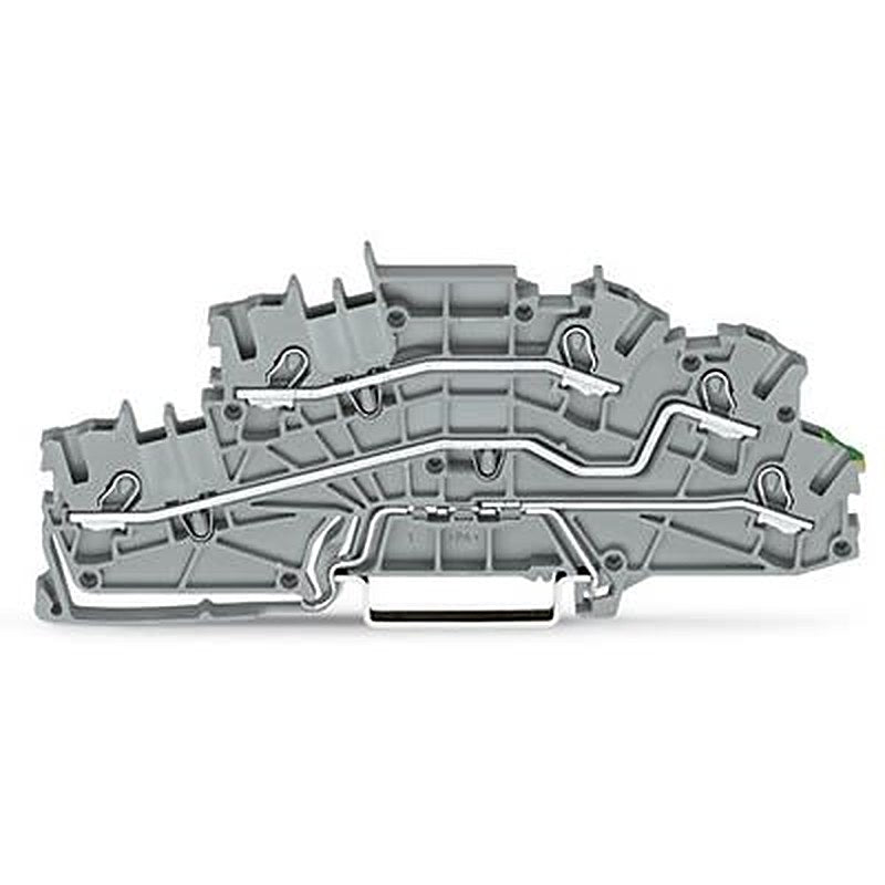 WAGO TOPJOB S Series Multi Level Terminal Block Grey, 2.5mm², 3-Level, Push-in