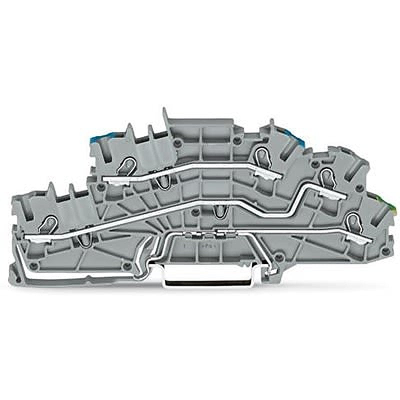 WAGO 2003-6646 TOPJOB S Series Multi Level Terminal Block Grey, 2.5mm², 3-Level, Push-in