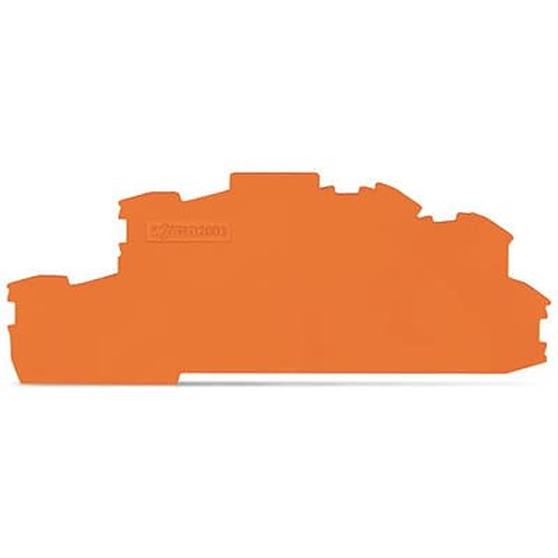 WAGO TOPJOB S Series End & Intermediate Plate for Use with DIN Rail Terminal Block
