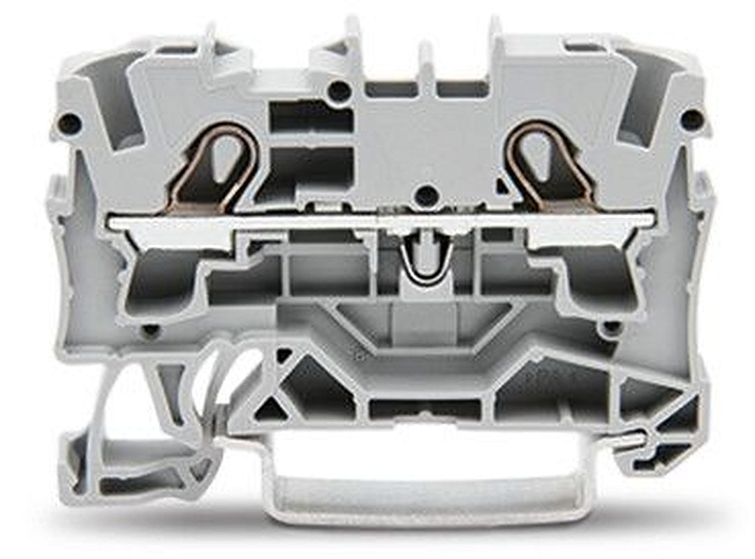 WAGO 2004-1201 Feed Through Terminal Block Grey, 4mm², 1-Level, Cage Clamp, IECEx, ATEX