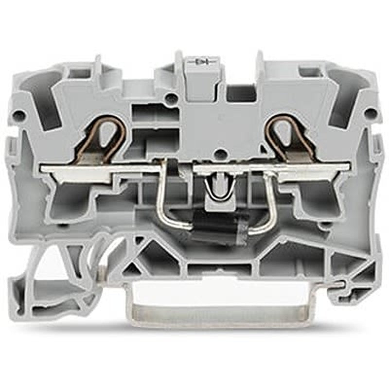 WAGO 2004-1211/1000-400 TOPJOB S Series Component Terminal Block Grey, 4mm², 1-Level, Push-in