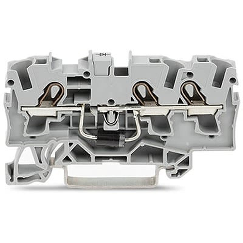 WAGO 2004-1311/1000-400 TOPJOB S Series Component Terminal Block Grey, 4mm², 1-Level, Push-in