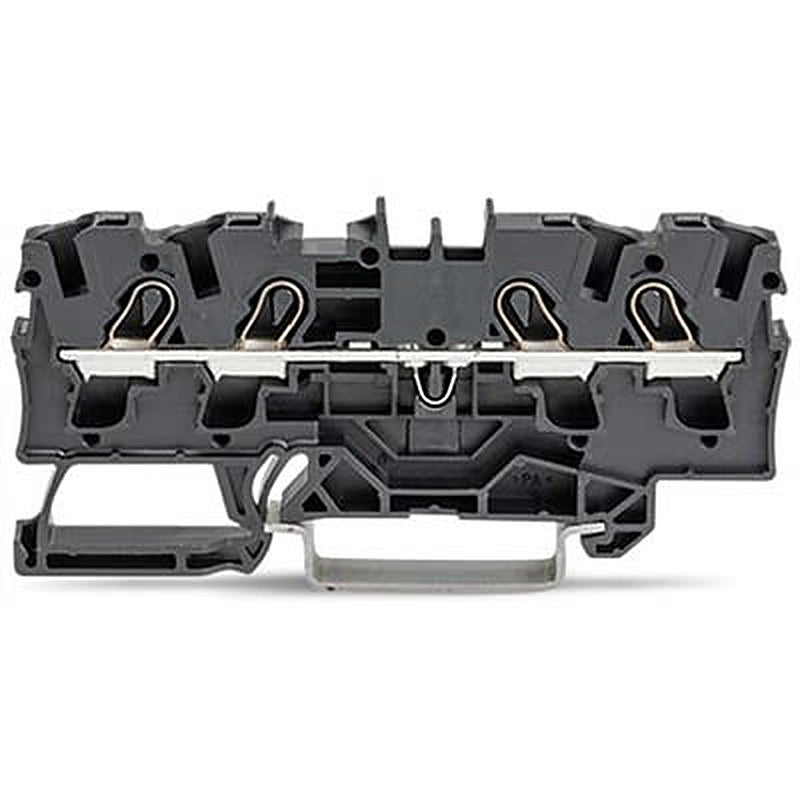 WAGO TOPJOB S Series DIN Rail Terminal Block Black, 4mm², 1-Level, Push-in, IECEx/ATEX/CSA