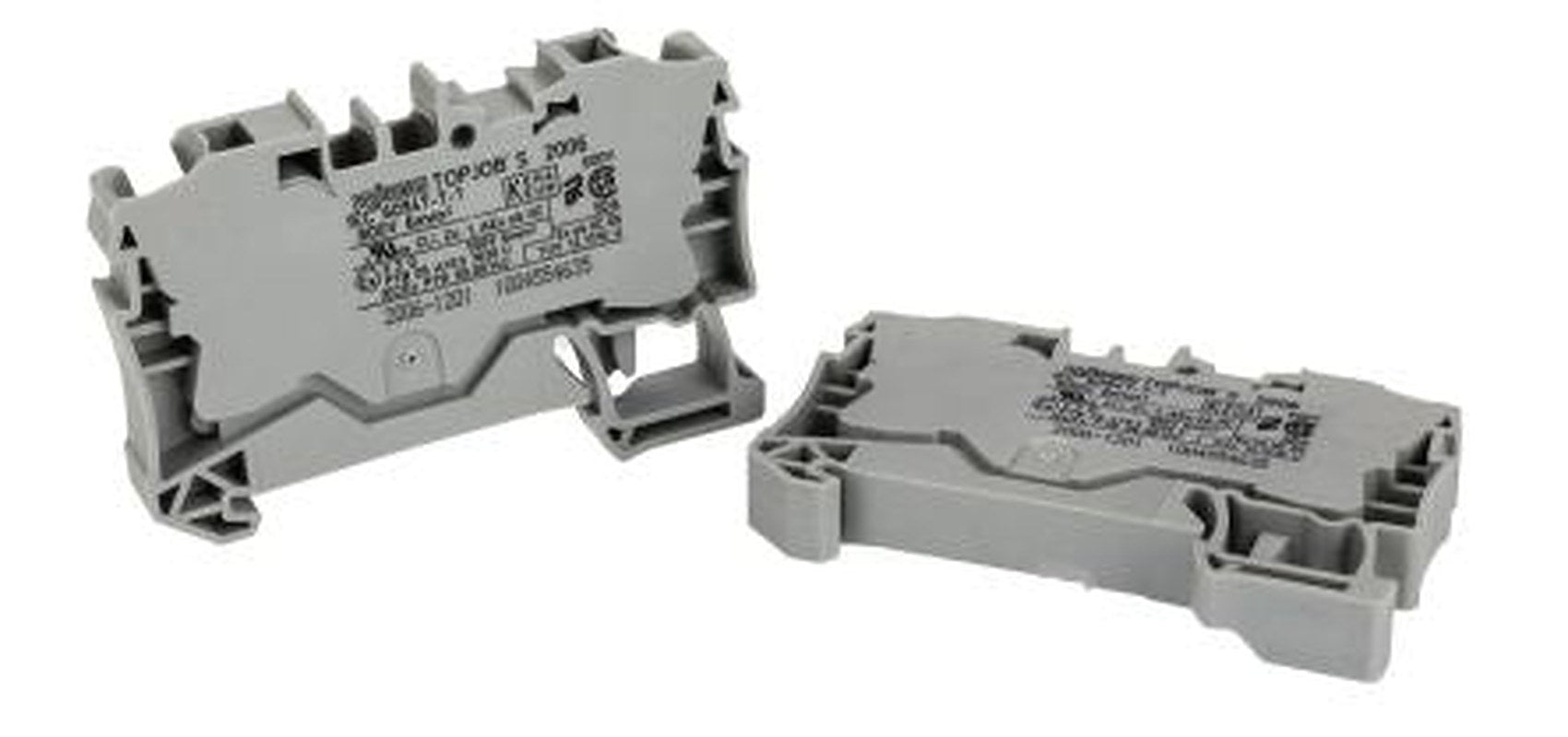 WAGO 2006-1201 Feed Through Terminal Block Grey, 6mm², 1-Level, Cage Clamp, IECEx/ATEX