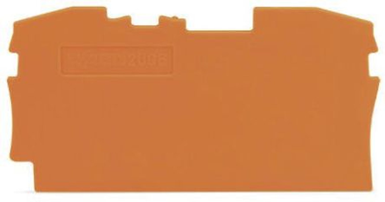 WAGO End & Intermediate Plate for Use with 2006 Series Terminal Blocks, IECEx