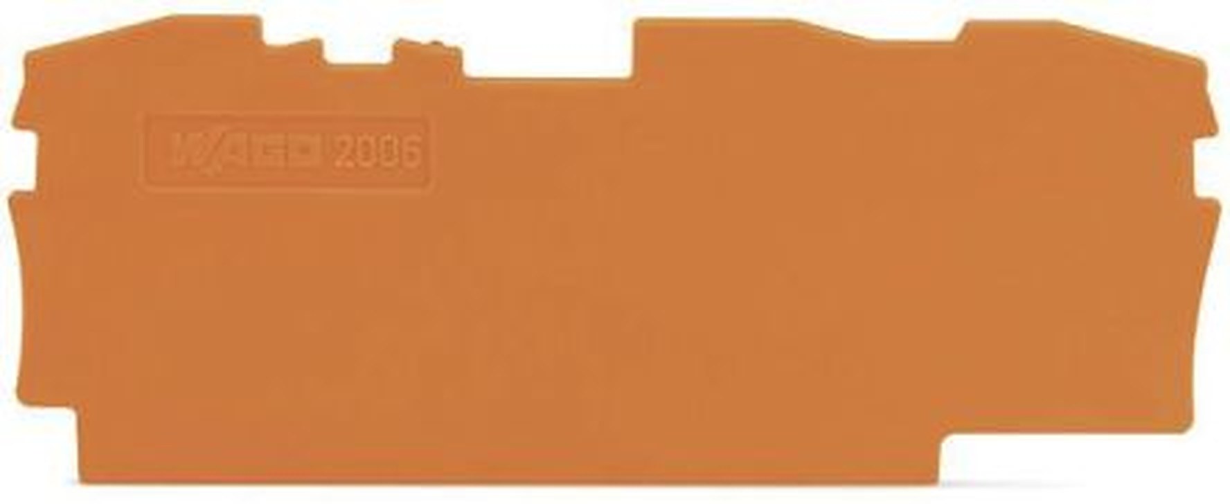 WAGO End & Intermediate Plate for Use with 2006 Series Terminal Blocks, IECEx