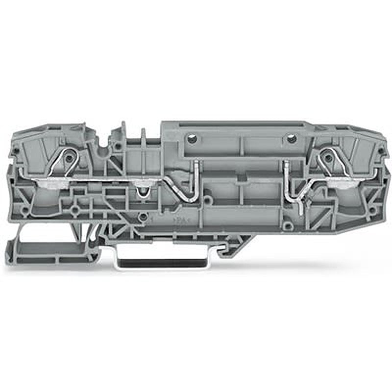 WAGO 2006-8661 TOPJOB S Series DIN Rail Terminal Block Grey, 6mm², 1-Level, Push-in, CSA