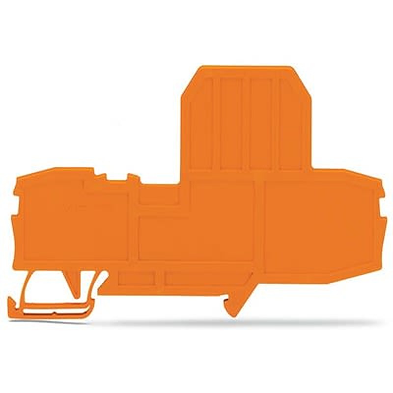 WAGO 2006-992 TOPJOB S Series End Plate Orange, Snap