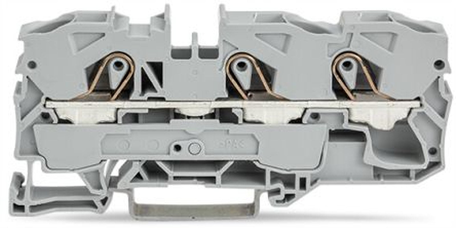 WAGO 2010-1301 Feed Through Terminal Block Grey, 10mm², 1-Level, Cage Clamp, ATEX, IECEx
