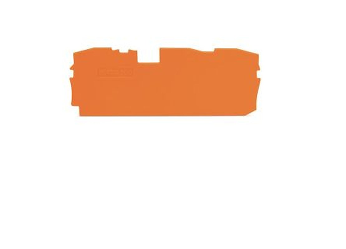 WAGO End & Intermediate Plate for Use with 2010 Series Terminal Blocks