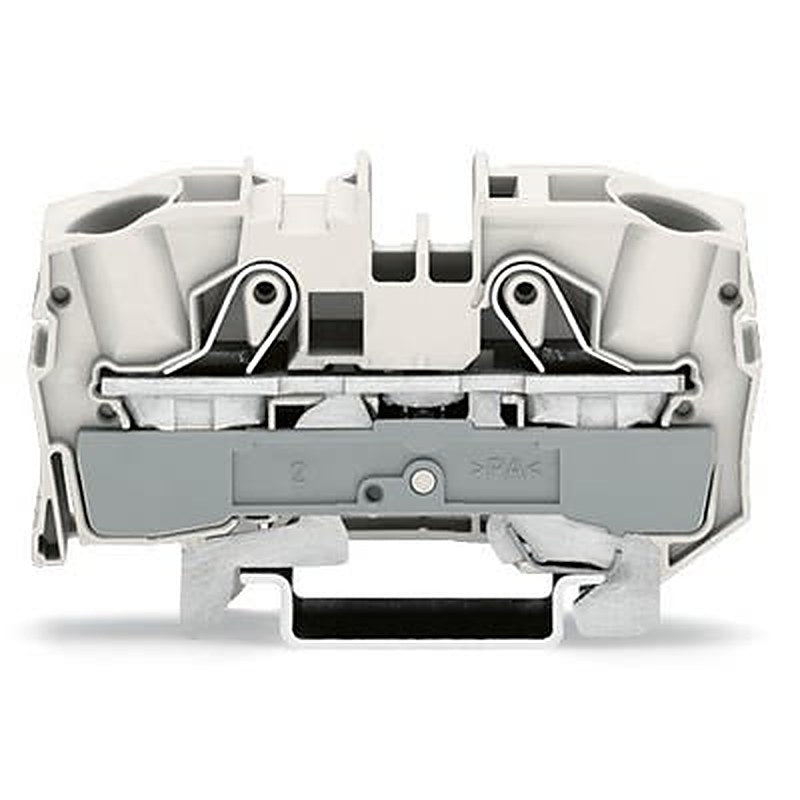 WAGO TOPJOB S Series DIN Rail Terminal Block White, 16mm², 1-Level, Push-in, CSA
