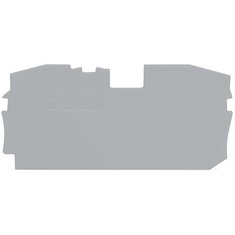 WAGO TOPJOB S Series End & Intermediate Plate for Use with DIN Rail Terminal Block