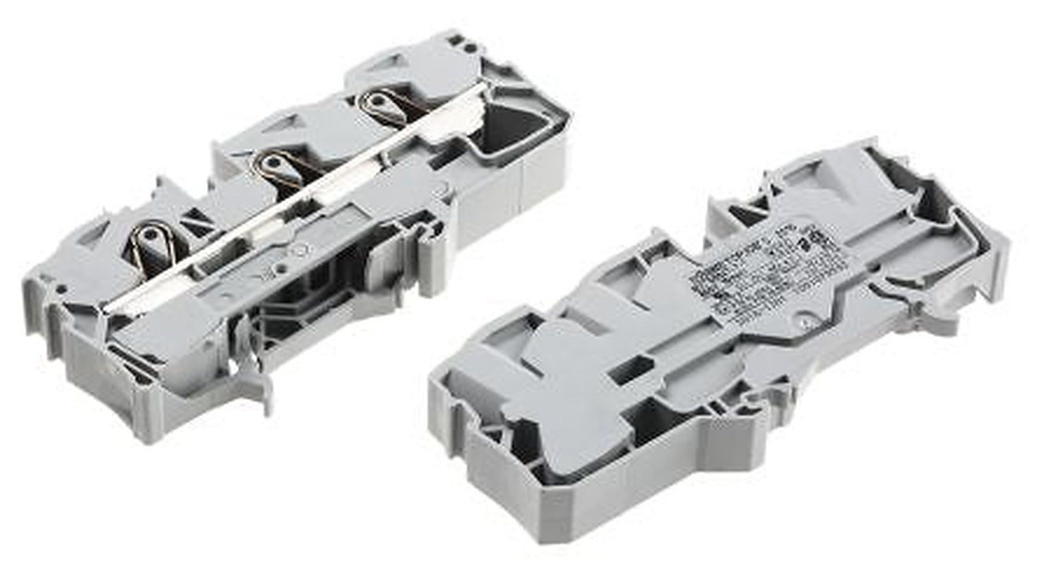 WAGO 2016-1301 Feed Through Terminal Block Grey, 16mm², 1-Level, Cage Clamp, IECEx/ATEX