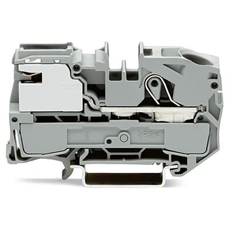 WAGO 2016-7111 TOPJOB S Series Disconnect Terminal Block Grey, 16mm², 1-Level, Push-in