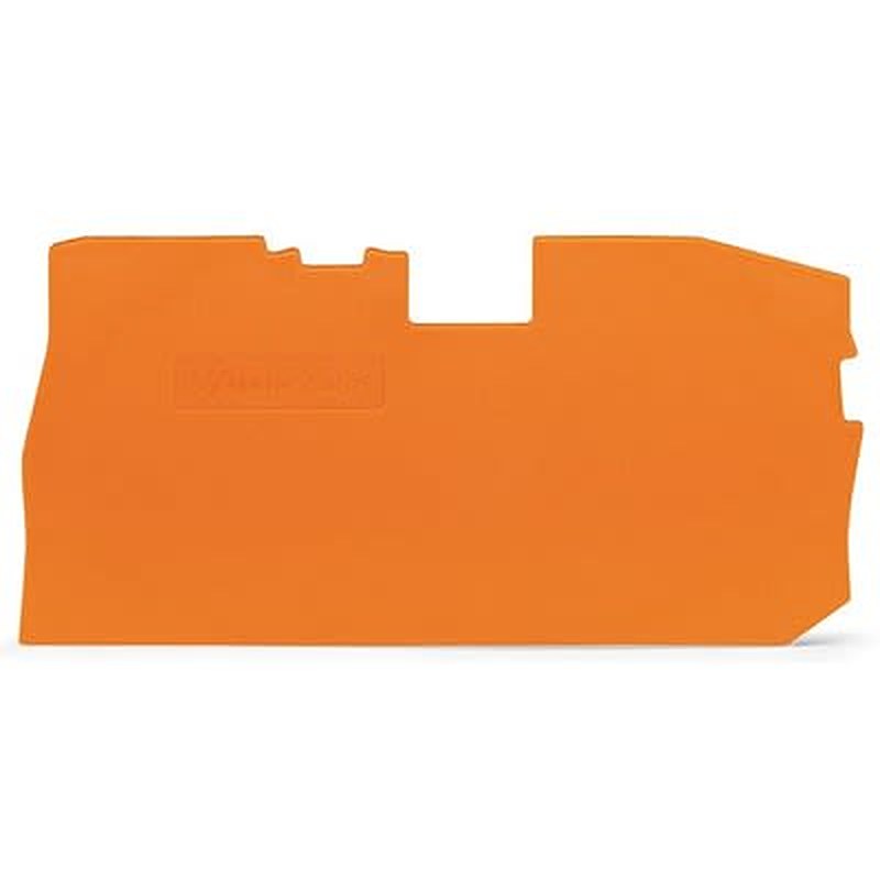 WAGO TOPJOB S Series End & Intermediate Plate for Use with DIN Rail Terminal Block