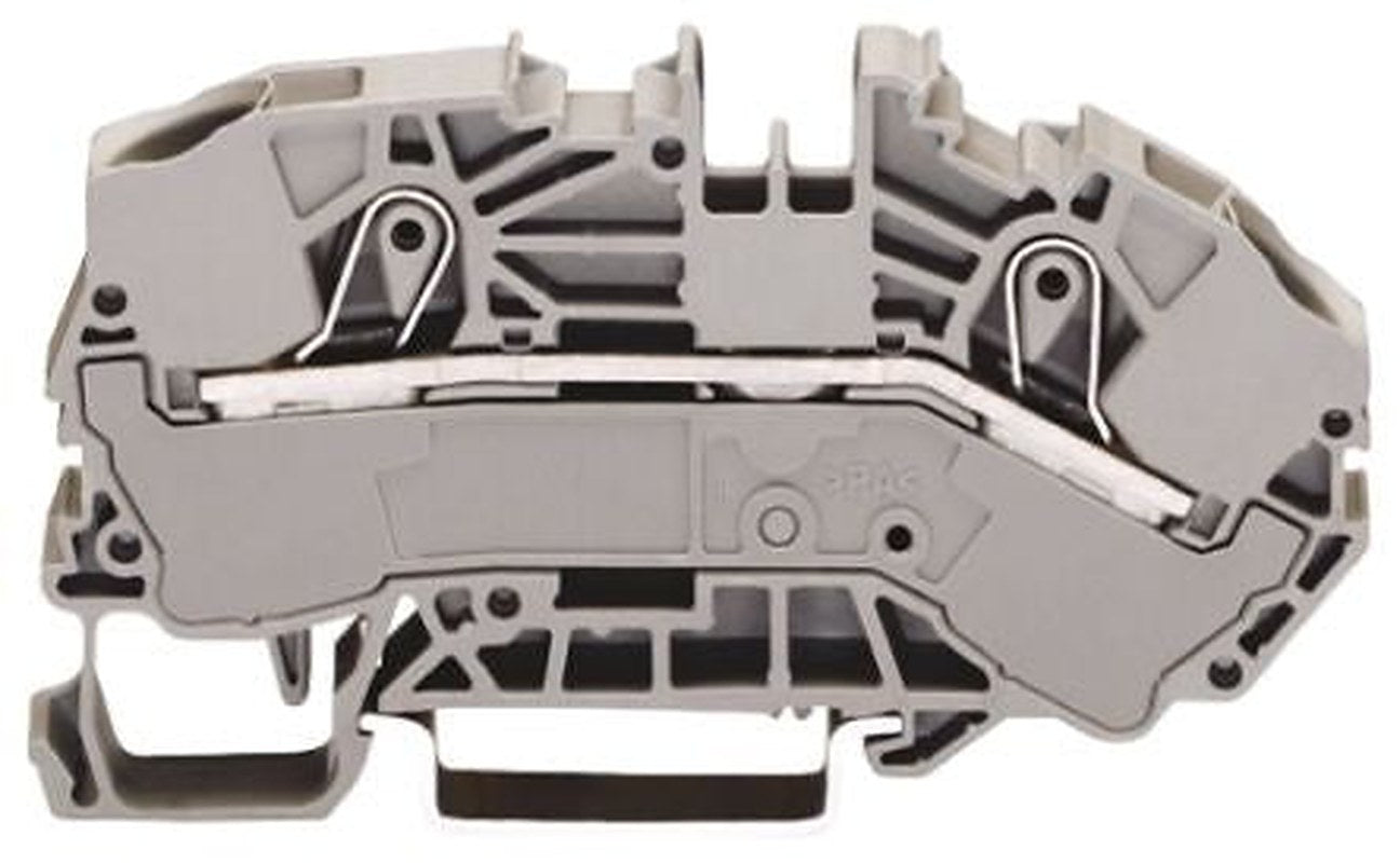 WAGO 2016-7601 Terminal Block Grey, 16mm², 1-Level, Cage Clamp