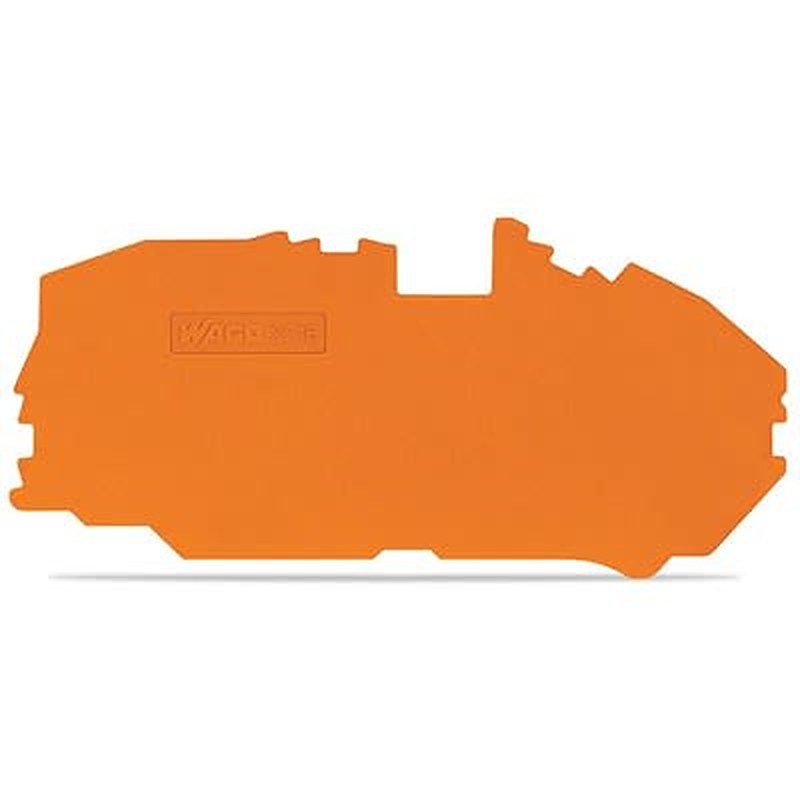WAGO TOPJOB S Series End & Intermediate Plate for Use with DIN Rail Terminal Block