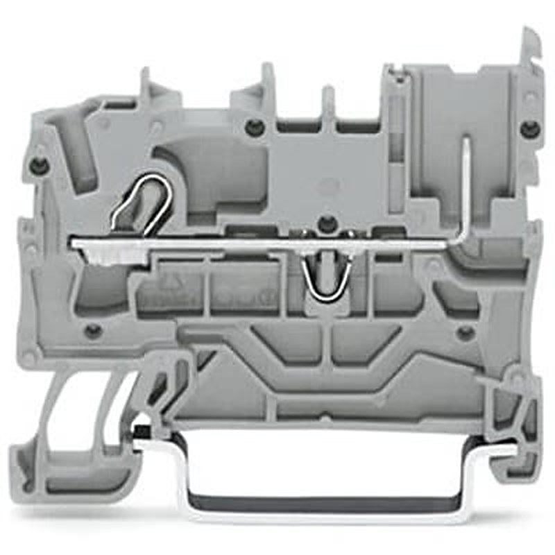 WAGO 2022-1201-1 2022 Series Carrier Terminal Block Grey, 2.5mm², 1-Level, Cage Clamp