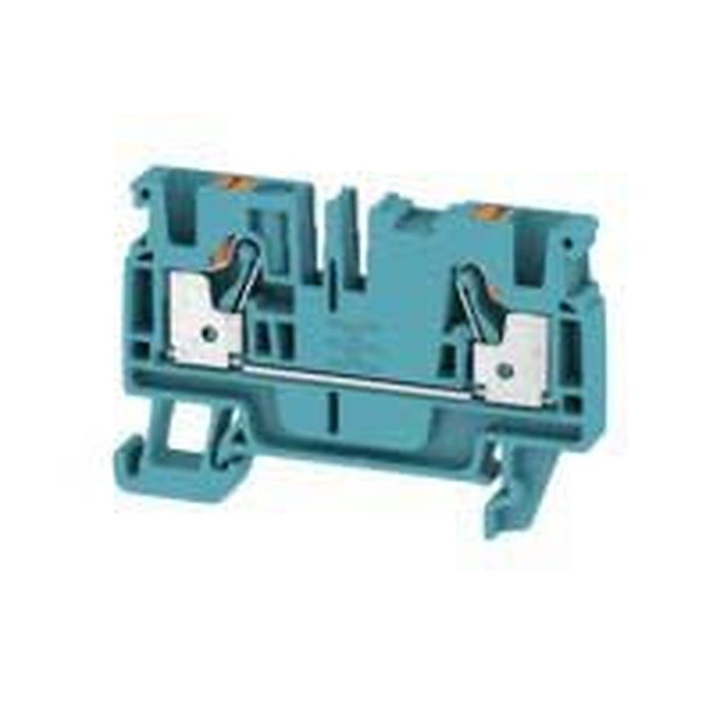 Weidmüller 2051210000 DIN Rail Terminal Block Blue, 4mm², 1-Level, Push-in