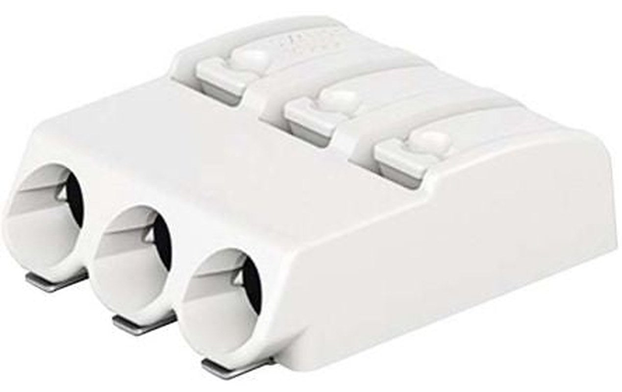 WAGO 2060 Series PCB PCB Terminal Block Female Push-in, 3-Pole, 9A, 3-Way