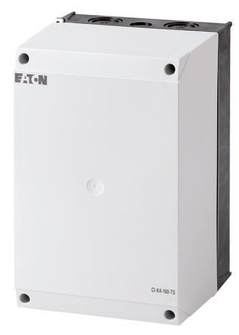 Eaton CI Series Light Grey, Jet Black, Black Fibreglass Reinforced Polycarbonate General Purpose Enclosure, IP65, IK06