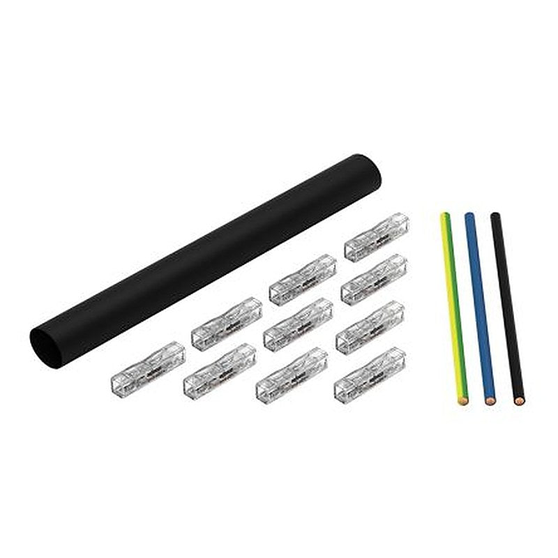 WAGO Right Angle Black, Polyolefin, 6 mm