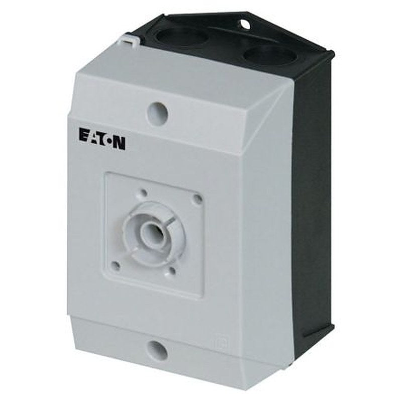 Eaton Black, White Plastic Eaton Moeller Control Station Enclosure - 1 Hole