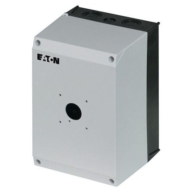 Eaton White, Black Plastic Eaton Moeller Control Station Enclosure - 1 Hole