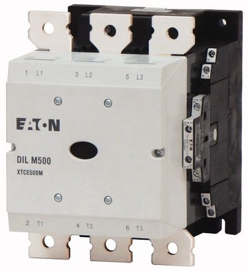 Eaton DILM Contactor, 500V Coil, 3-Pole, 500 A, 300 kW, 400V