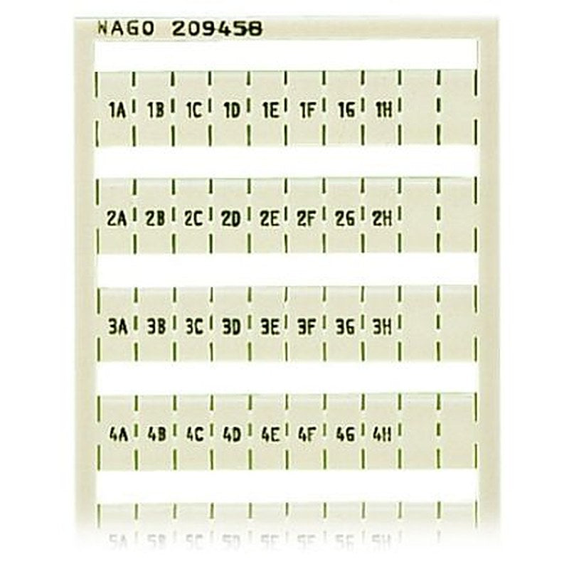 WAGO Marker Strip for use with Terminal Block