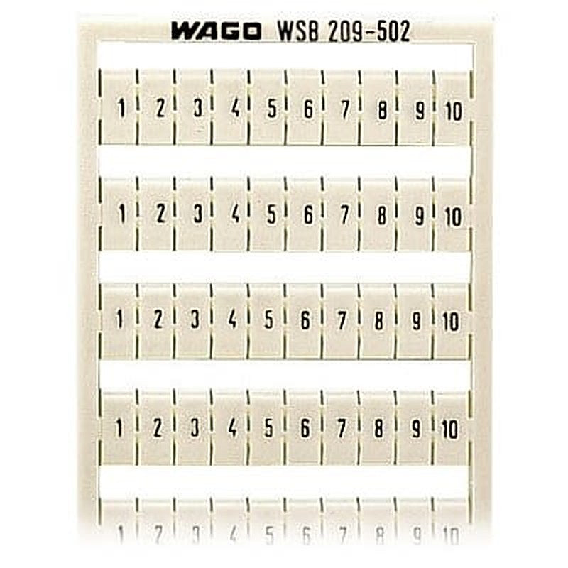 WAGO 45931 Marking Card for use with Thermal Transfer